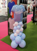 24" SHAPE SPORTS JERSEY LIGHT BLUE FOIL