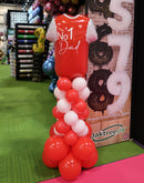 24" SHAPE SPORTS JERSEY RED FOIL