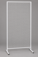 WHITE MESH STAND DETACHABLE 100cm × 200cm - COLLECTION ONLY