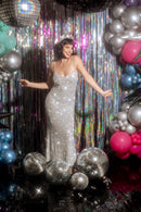 DISCO MIRROR BALL SILVER 40CM