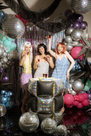 DISCO MIRROR BALL SILVER 40CM