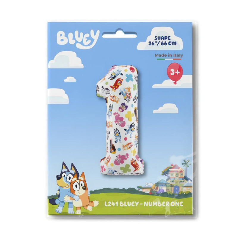 26"  LARGE NUMBER BLUEY ONE FOIL