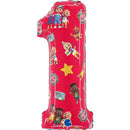 26"  LARGE NUMBER COCOMELON ONE FOIL