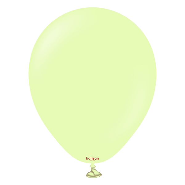 5" KALISAN MACARON PISTACHIO LATEX (100 PER BAG)