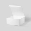 BOX: MEDIUM SQUARE WHITE MAGNETIC GIFT BOX (PACK OF 10)