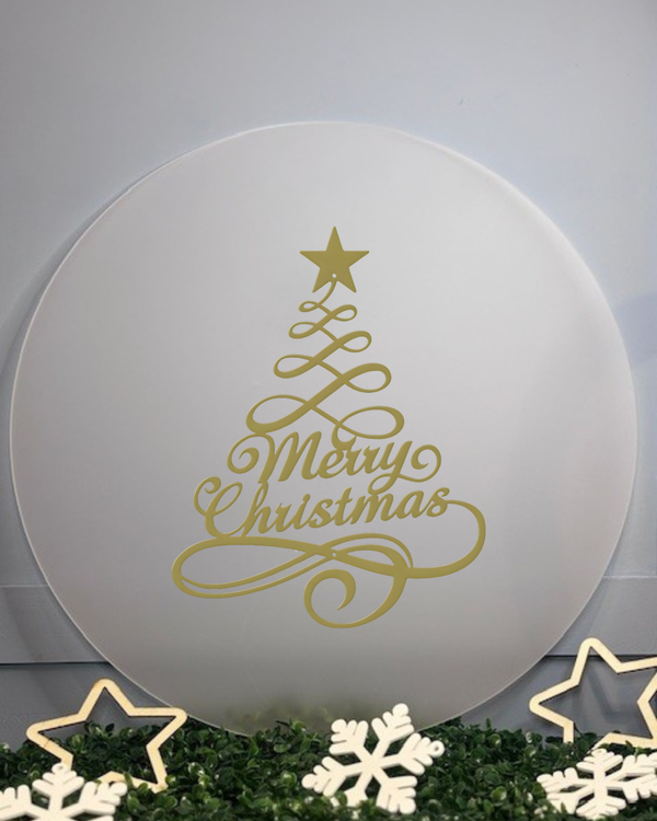 DISCS: FROSTED 500MM DISC