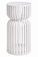 WHITE PVC CAKE STAND 40 × 90cm - COLLECTION ONLY