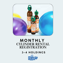 MONTHLY CYLINDER RENTAL 3-4 HOLDINGS €29.99 (INC VAT)
