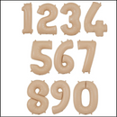 LARGE NUMBER MATTE NUDE FOILS BUNDLE