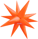 26" STARBURST ELECTRIC ORANGE FOIL