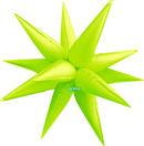 40" STARBURST ELECTRIC YELLOW FOIL