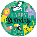 18" ROUND HAPPY BIRTHDAY JUNGLE FOIL