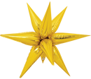 40" DECO STARBURST GOLD FOIL