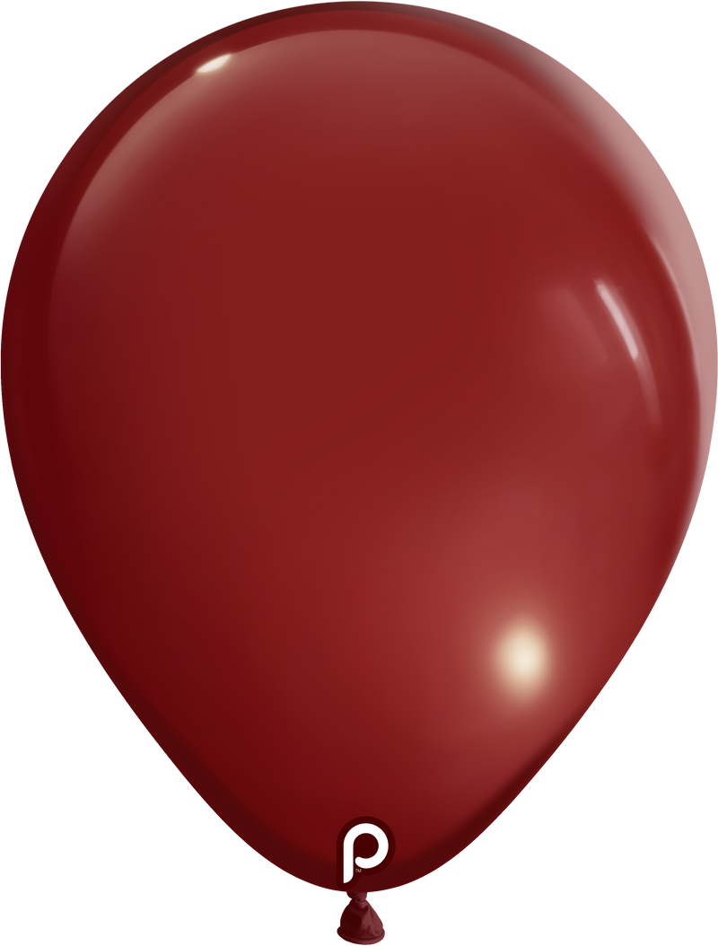 18" PRIMA BURGUNDY LATEX (25 PER PACK)