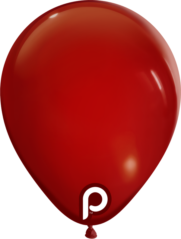 5" PRIMA GARNET LATEX (100 PER PACK)