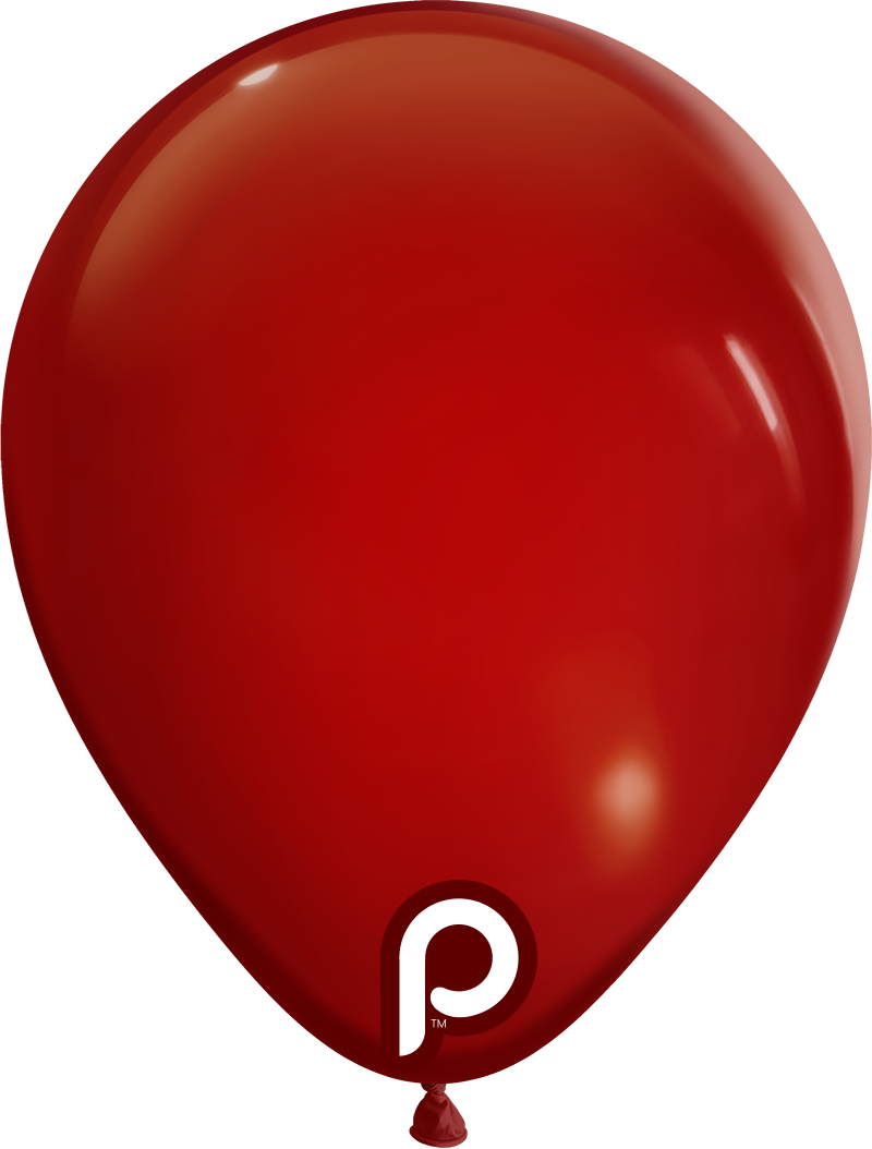 5" PRIMA GARNET LATEX (100 PER PACK)