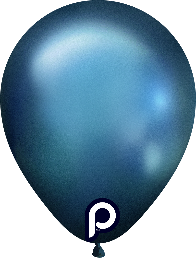 5" PRIMA GLAM BLUE LATEX (100 PER PACK)