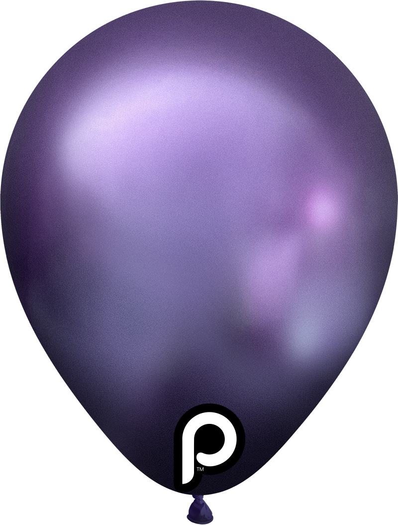 5" PRIMA GLAM PURPLE LATEX (100 PER PACK)