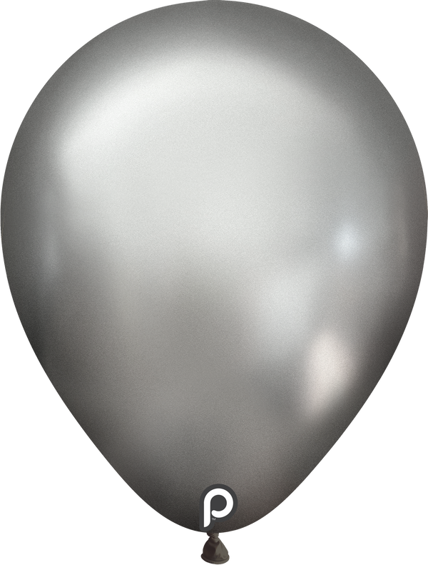 11" PRIMA GLAM SILVER LATEX (50 PER PACK)