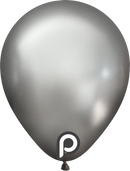 5" PRIMA GLAM SILVER LATEX (100 PER PACK)