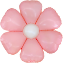 34" DECO HOT PINK DAISY FOIL