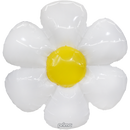 34" DECO WHITE DAISY FOIL