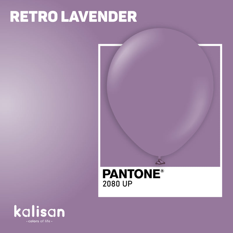 18" KALISAN RETRO LAVENDER LATEX (25 PER BAG)