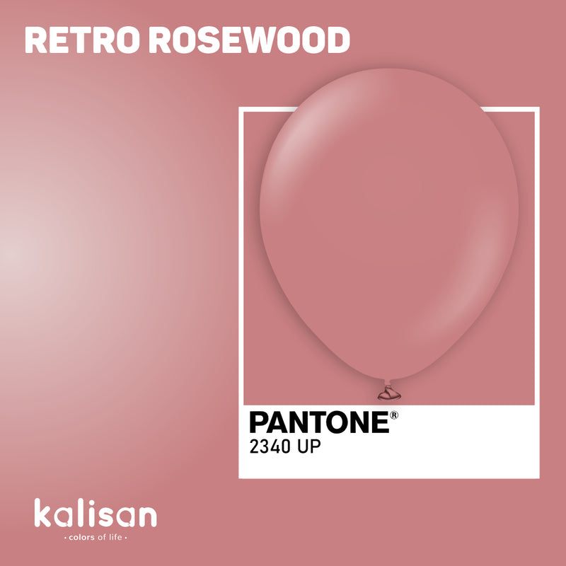 12" KALISAN RETRO ROSEWOOD LATEX (100 PER BAG)