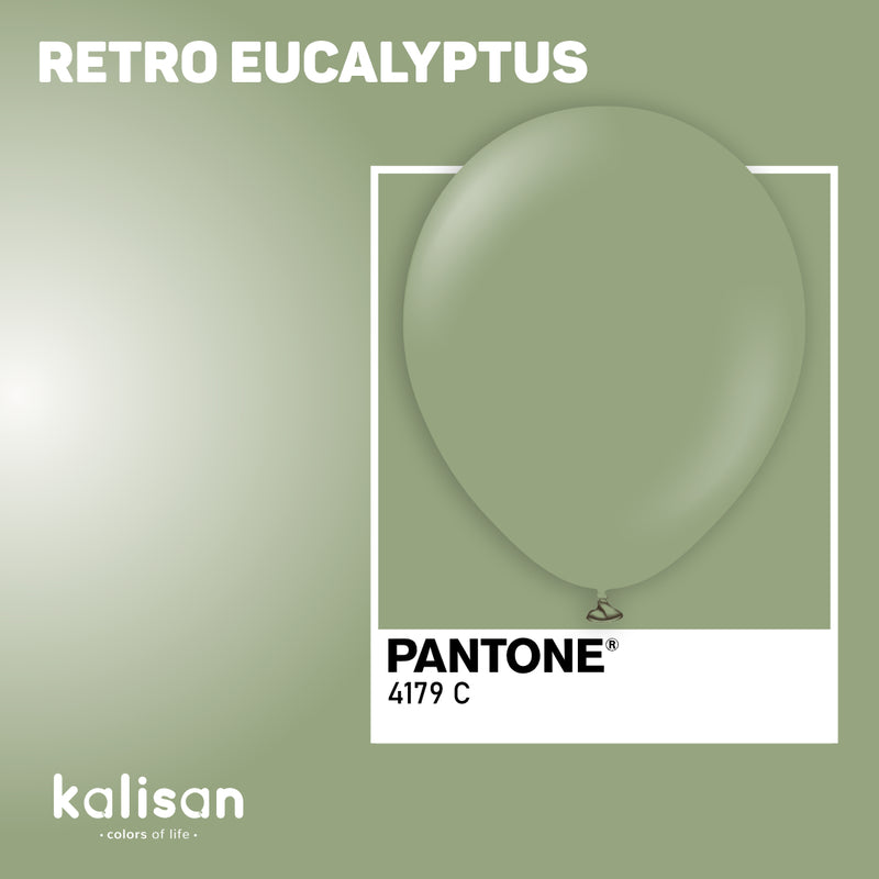 12" KALISAN RETRO EUCALYPTUS LATEX (100 PER BAG)