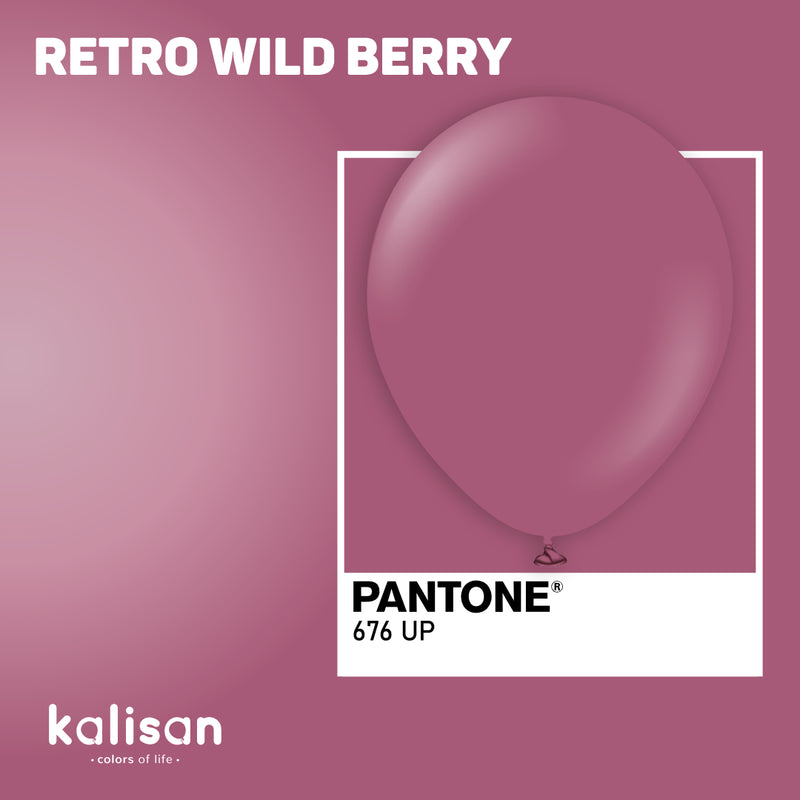 24" KALISAN RETRO WILD BERRY LATEX (2 PER BAG)