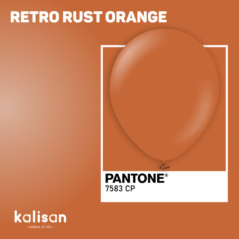 36" KALISAN RETRO RUST ORANGE LATEX (2 PER BAG)