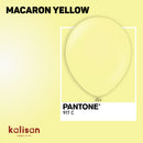 5" KALISAN MACARON YELLOW LATEX (100 PER BAG)