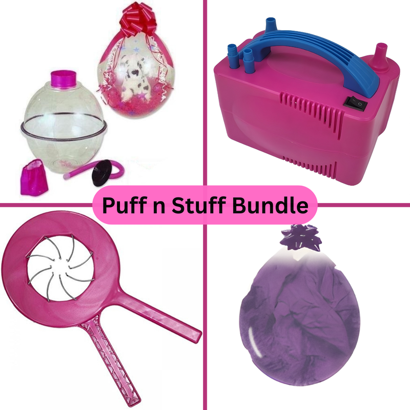 QUALATEX PUFF N STUFF BALLOON STUFFING MACHINE - BUNDLE