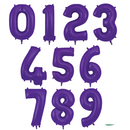 LARGE NUMBER PURPLE FOILS BUNDLE