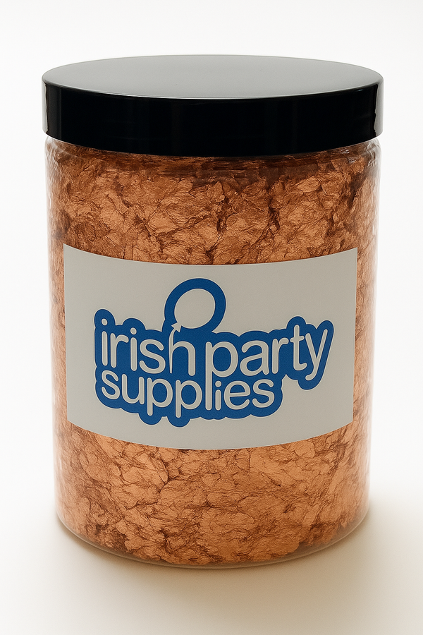 ROSE GOLD DECORATIVE LEAF FLAKES 10G