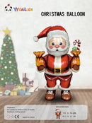 59" GIANT SANTA CLAUS FOIL (STAND-UP AIR-FILL OR HELIUM)