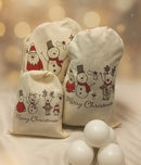 FESTIVE CHRISTMAS SACK - SMALL 250MM X 300MM