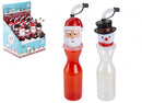SANTA CLAUS DRINKS BOTTLE WITH STRAW 500ML