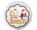 18" ROUND ELF ON THE SHELF LOGO FOIL