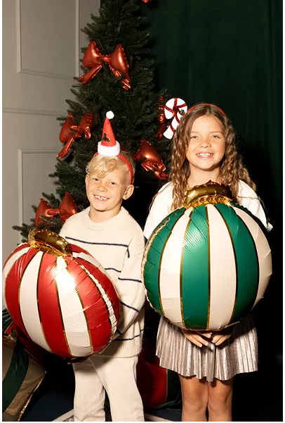 18" CHRISTMAS BAUBLE FOIL (PACK OF 3)