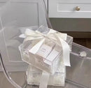 LUXURY SQUARE CLEAR ACRYLIC GIFT BOX
