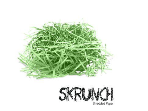 SHREDDED PAPER GREEN (500 GRAM PACK)