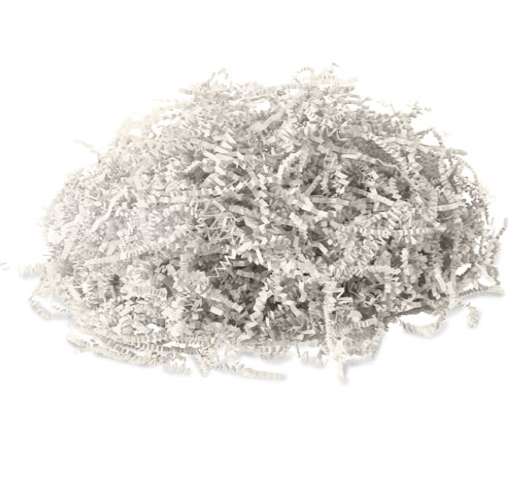 SHREDDED PAPER WHITE (500 GRAM PACK)