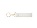 LEATHER WRISTLET KEYCHAIN WHITE