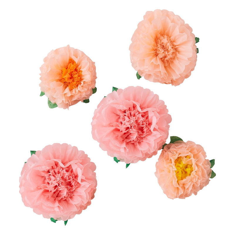 TISSUE PAPER FLOWER DEOCATION POM POMS