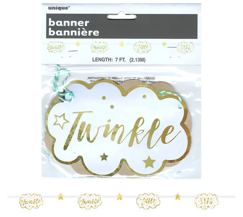 TWINKLE TWINKLE BANNER 7FT