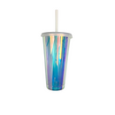 COLD CUPS: SOLID COLOUR COLD CUP IRIDESCENT 24OZ