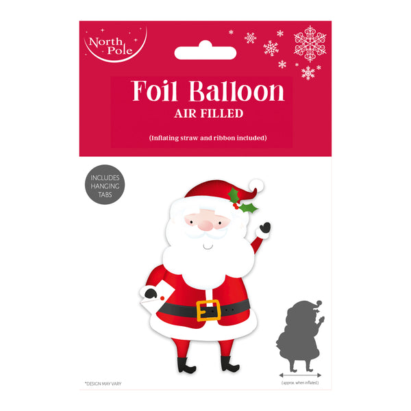44" SANTA STANDING FOIL BALLOON
