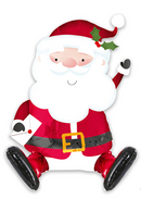 24" SANTA SITTING FOIL BALLOON