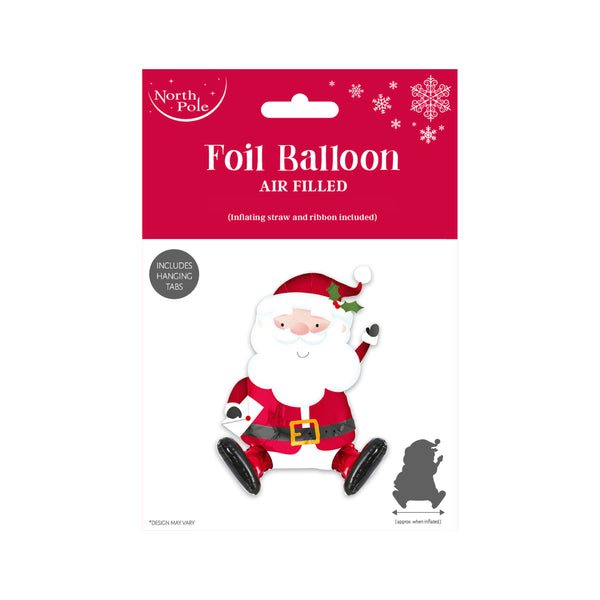 24" SANTA SITTING FOIL BALLOON